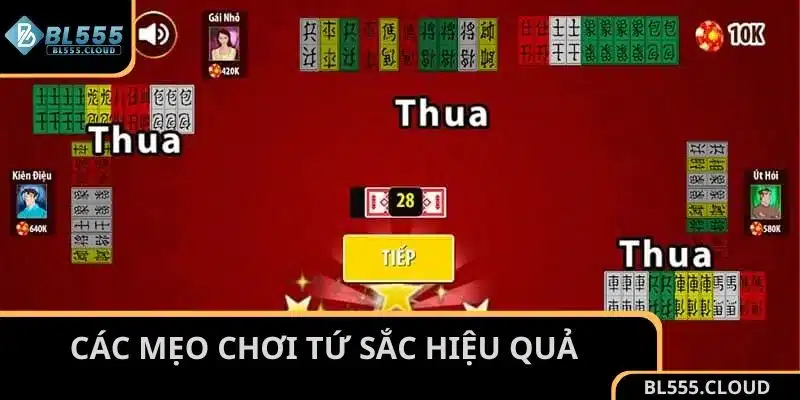 Cập nhật các mẹo chơi Tứ Sắc hiệu quả cho người mới của BL555